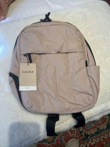 Calpak Luka 15 inch Laptop Backpack in the color Rose Quartz New with Tags - Afbeelding 1 van 2