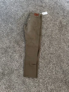 Pure Blue Japan Heavy Duck Canvas Olive Pants - Relaxed Tapered - Picture 1 of 2