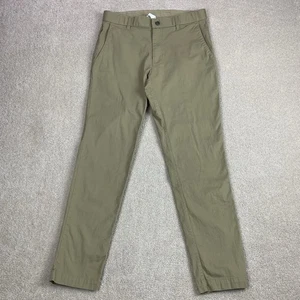 Pantalone Fabletics Uomo 32x29 Beige Lato Alto Chino Vestibilità Classica Golf Elasticizzato Casual - Foto 1 di 12