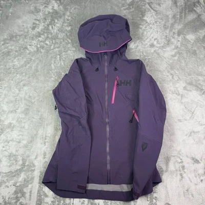 Chaqueta cortavientos Helly Hansen Odin 9 Worlds 3.0 púrpura gorpcore para mujer pequeña Foto 1 de 4