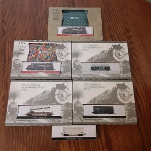 Reader's Digest Southern Pacific Model Train 6 Cars total New In Package - Picture 1 of 18