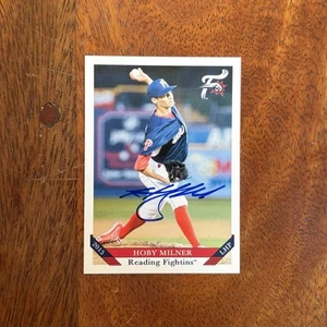 Hoby Milner handsignierte Tribüne 2015 signed Karte - Reading Fightin Phils - Bild 1 von 2