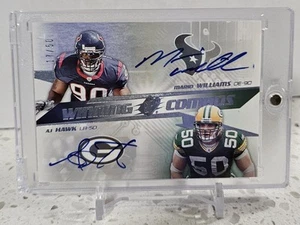 2006 Ipper Deck SPX Mario Williams / AJ Hawk Dual RC Auto /50 - Picture 1 of 2