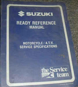 1994 Suzuki GSX600FR Katana Motorcycle Specifications Ready Reference Manual xz - Picture 1 of 11
