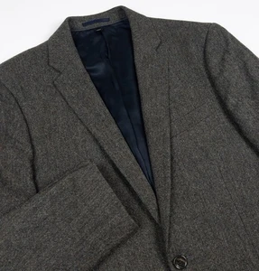 J. Crew Ludlow Blazer Men's 40S Moon Tweed Wool Brown Button-Up Sport Coat - Picture 1 of 14