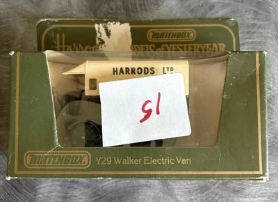 Camioneta eléctrica Walker Harrods 1984 modelos Matchbox de antaño 29 1919 Foto 1 de 4