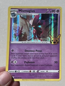 Mismagius Holo (Set BOOster Trucchi o Scambi) Pokemon TCG timbrato Halloween - Foto 1 di 3
