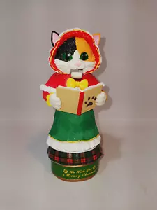 Hawthorne Village We Wish You a Meowwy Little Christmas Caroler Katze Nussknacker - Bild 1 von 6