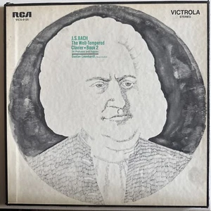 3 LP BOX-GUSTAV LEONHARDT-BACH-WELL TEMPERED CLAVIER BOOK 2 1970-NOTES- - Picture 1 of 5