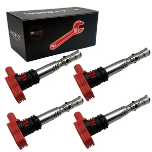 4x Zündspule 06C905115L Für Audi A4 8E2 8E5 8H7 A6 4B2 4F2 4B5 4F5 A8 4E2 4E8 - Picture 1 of 6