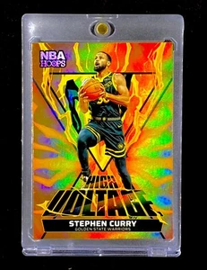 STEPHEN CURRY RARE GOLD REFRACTOR SP Insert NBA HOOPS 2024-25 HOLO - WARRIORS - Picture 1 of 6