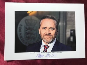 Autogramm ANDERS SAMUELSEN-Ex-Außenminister DÄNEMARK-Liberal Alliance-signedAK - Picture 1 of 2