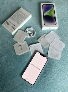 Apple iPhone 14 Purple 128gb Unlock with Box and Everything - Zdjęcie 1 z 13