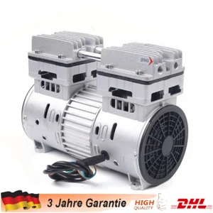 750w 1PS Ölfrei Kompressor Aggregat Kompressoraggregat 8bar 220V Leise NEU - Bild 1 von 12