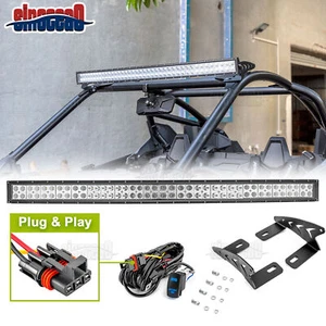 Upper Roof 42" LED Light Bar Mount Wire Kit For 2022-2025 Polaris RZR Pro R / R4 - Picture 1 of 23