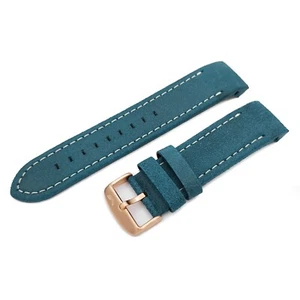Vostok-Europe Anchar e Batiscafos Cinturino in pelle 24 mm - Fibbia verde acqua, rosa - Foto 1 di 2