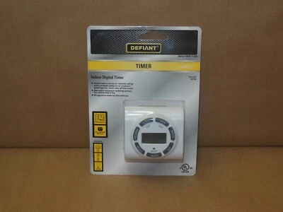 Defiant Indoor Digital Timer 458148  (New Sealed) - Image 1 of 4