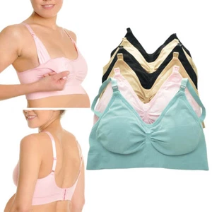 3 Wire Free Nursing Bras Maternity Breastfeeding Pregnant Underwear Women Bra SM - Picture 1 of 1