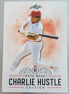 2020 Leaf Charlie Hustle Edition Pete Rose #01
