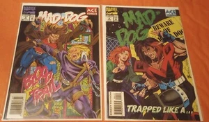 Lotto Marvel Ace Comics Mad-Dog #3 e #4 1993 - Foto 1 di 15
