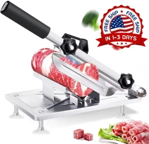 Maquina Cortadora De Carne Profesional Para Carnicero Cortadora De Alimentos NEW - Picture 1 of 8