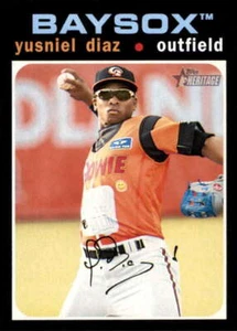 2020 Topps Heritage Minors #99 Yusniel Diaz Bowie Baysox Baseball - Picture 1 of 2