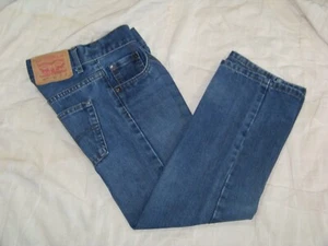 Boys Levi's 505 Reg Jeans - Size 8 Reg - 24 x 22 - Picture 1 of 8