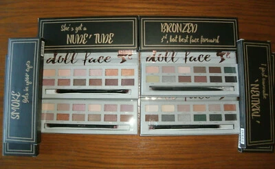 NEW MUA Pro Doll Face 12 Palette Eye Shadow Nude Smoke Neutral or Bronzed - Image 1 of 2