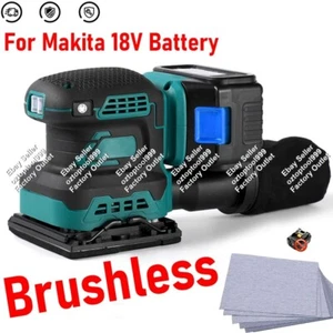 Brushless 1/4" Sheet Finishing Sander Orbital Sander For Makita 18V Battery - Picture 1 of 6