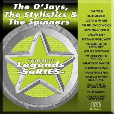 THE O'JAYS THE STYLISTICS LEGEND SERIES #75 KARAOKE CD+G NEW IN PLASTIC /PRINT - Image 1 of 2