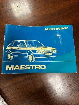 Libretto - Manuale Uso E Manutenzione Per Austin Maestro Originale - OEM - Immagine 1 di 3