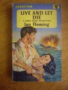 Live and Let Die by Ian Fleming, James Bond 007, 1959 Great Pan paperback - Picture 1 of 5