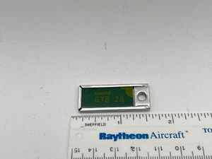 Vintage 1973 Kansas Disabled American Veterans DAV License Plate Keychain Tag - Picture 1 of 4