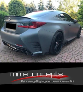 Alerón trasero CUP NEGRO para Lexus RC extensión de techo accesorio alerón - Imagen 1 de 5