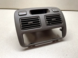 98 02 TOYOTA COROLLA CENTER AIR VENT RADIO BEZEL COVER W/CLOCK PANEL OEM - Picture 1 of 3