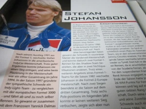 Formel 1 Archiv Piloten Stefan Johansson Schweden - Picture 1 of 1