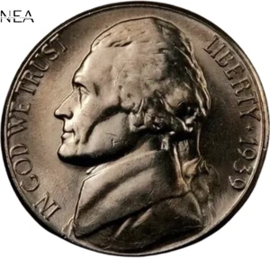 1939-D Jefferson Nickel ~ Borderline Uncirculated (AU++) ~ Key Date! - Picture 1 of 2