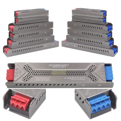 AC100V~240V To DC 12V 24V Power Supply Driver Transformer For LED Strip Lights - Image 1 of 4