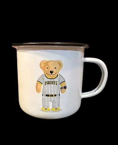 Oris Bear Mug Cup San Diego Padres SGA 7/9/2023 Petco Park Coffee Tea Water New Cover