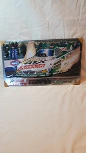 NHRA 12-Time Funny Car Champion Embossed Metal Sign Castrol Racing O'Reilly, New - Picture 1 of 6