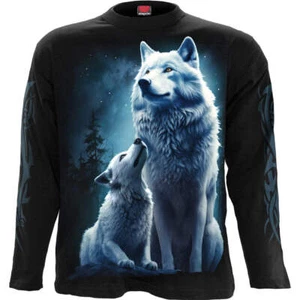 WOLF GUARDIAN - Longsleeve T-Shirt schwarz - Bild 1 von 7