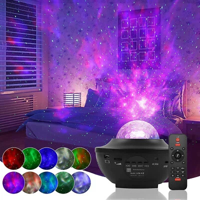 Sternenhimmel Projektor LED Galaxy Nachtlicht Projektor m.Bluetooth Lautsprecher - Bild 1 von 4