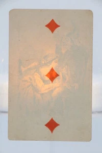 ANONYME Carte à jouer érotique à secret - Trois de carreau E.O 1860 - Picture 1 of 1