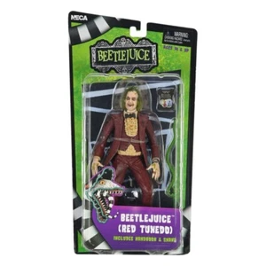 Figurine Beetlejuice 1988 NECA Costume Red Tuxedo 18 cm jouet de collection - Imagen 1 de 9
