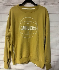 NIKE DRI-FIT NBA Official Cavaliers Basketball Crew Sweatshirt Men’s Large NWT - Picture 1 of 13
