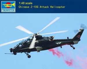 Trumpeter 05849 1:48 Chinese Z-10G Attack Helicopter Assembly Model Kit - Picture 1 of 3