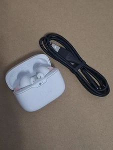 JBL Tune 230NC TWS True Wireless Noise-Cancelling Earbuds - White - Picture 1 of 15