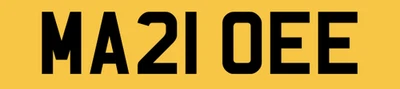 MARIO E NUMBER PLATE PRIVATE REGISTRATION CHERISHED REG MA21 OEE PERSONAL REG - Image 1 of 4