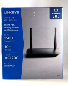 Linksys AC1200 1,2 Gbps Speed WiFi Router - E5400 - Zdjęcie 1 z 2