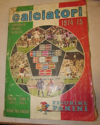 CALCIATORI 1974-75 - ALBUM FIGURINE PANINI - 1974 / 1975 - DA RECUPERO - Immagine 1 di 4